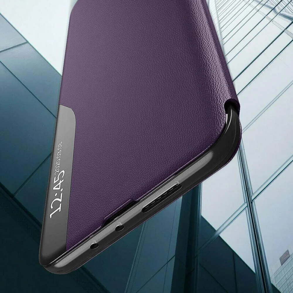 Elegantné knižkové puzdro pre Samsung Galaxy S23 FE - Oranžová View Case, H28052