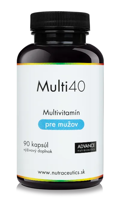 Multi40 pre mužov 90 cps. – unikátny multivitamín 1×90 cps, výživový doplnok