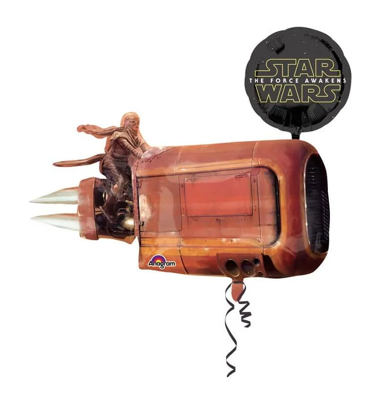Foliový balón supershape Rey's Speeder (Star Wars) 88x73cm