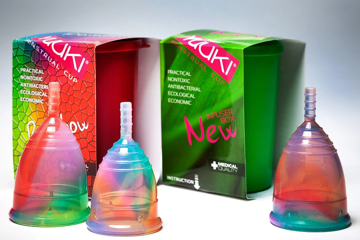 Menštruačný kalíšok Yuuki 1 Rainbow classic (YU123)