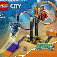 LEGO® City 60360 Kaskadérská výzva s rotujúcimi kruhmi