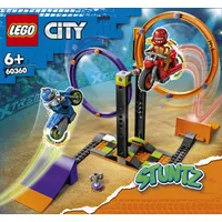 LEGO® City 60360 Kaskadérská výzva s rotujúcimi kruhmi