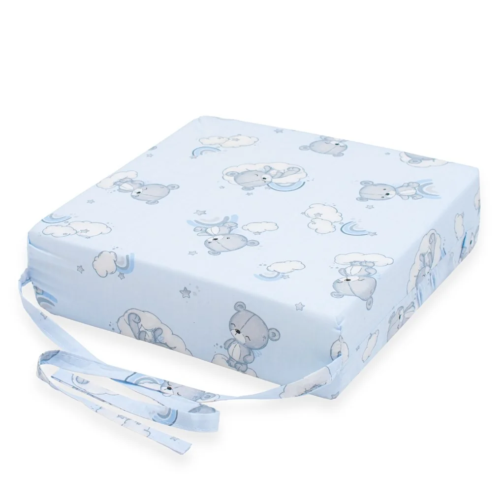Detský podsedák na stoličku New Baby BASIC Bear blue , 20C56742