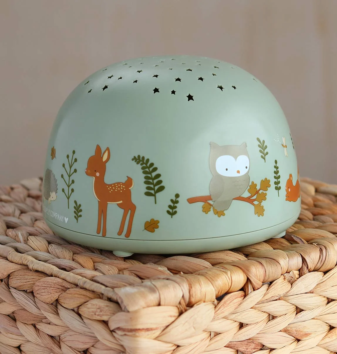 A Little Lovely Company - lampa s projektorom - kamaráti z lesa