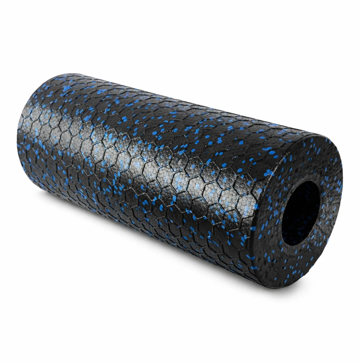 MG Exercise Roller masážny valec 33cm, čierny/modrý