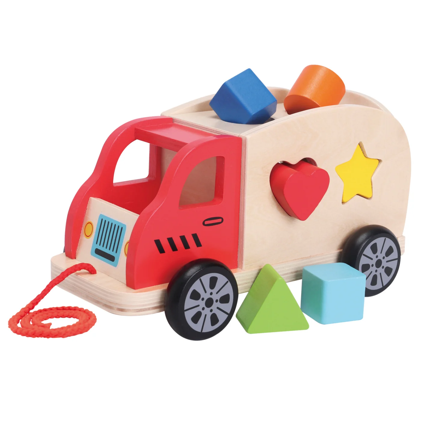 Nákladné auto - vkladanie tvarov 