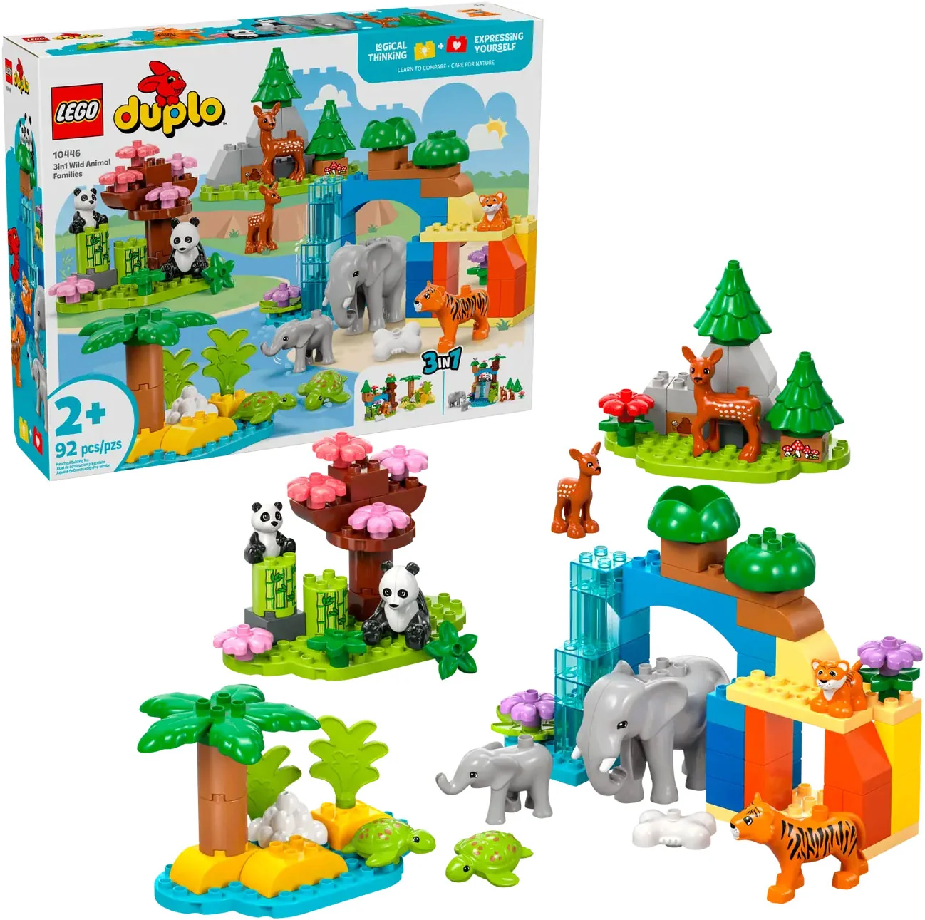 LEGO Rodinky divokých zvierat 3 v 1 10446 