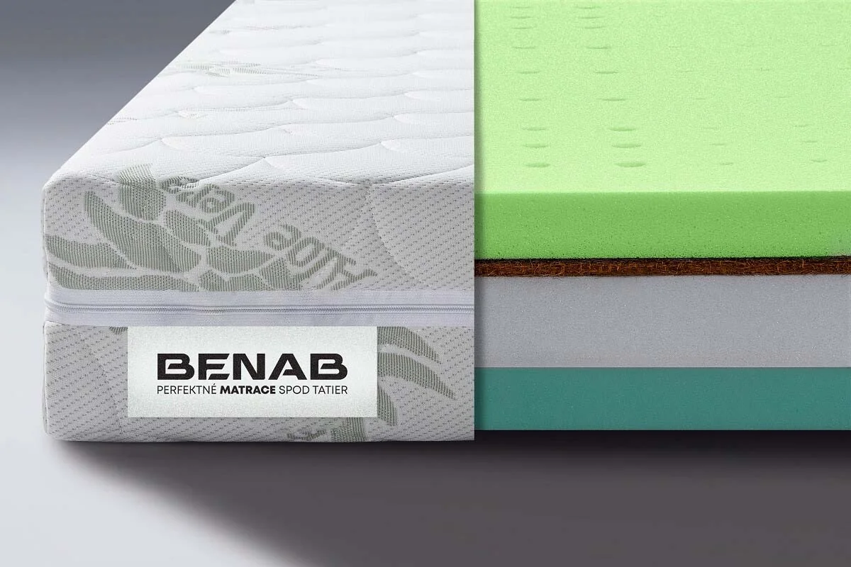 BENAB FLORA BIO PLUS 200x140 Penový matrac 1×1 kus, penový matrac, 200x140