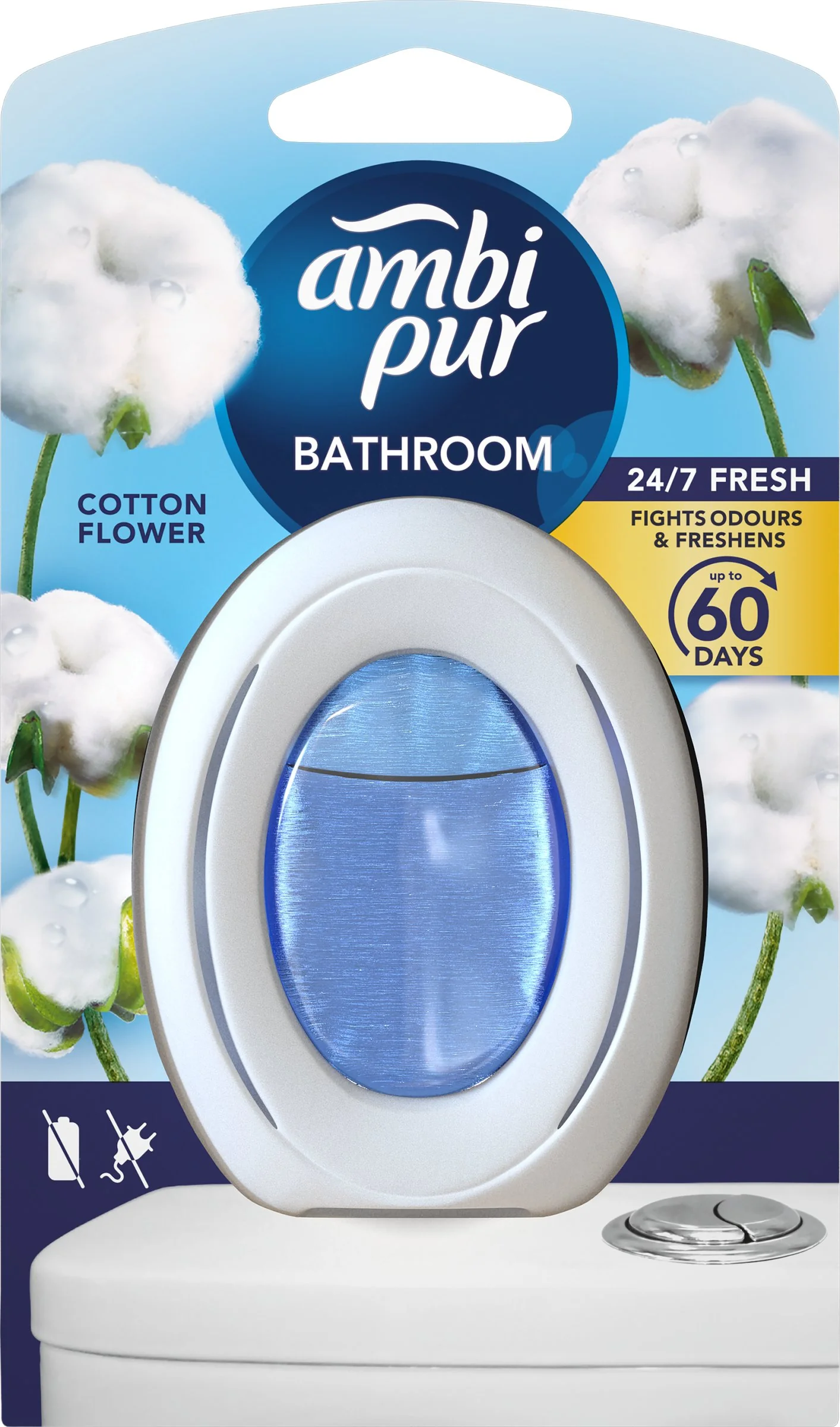 Ambi Pur Merlion 8ml Cotton flower 1×8 ml, osviežovač