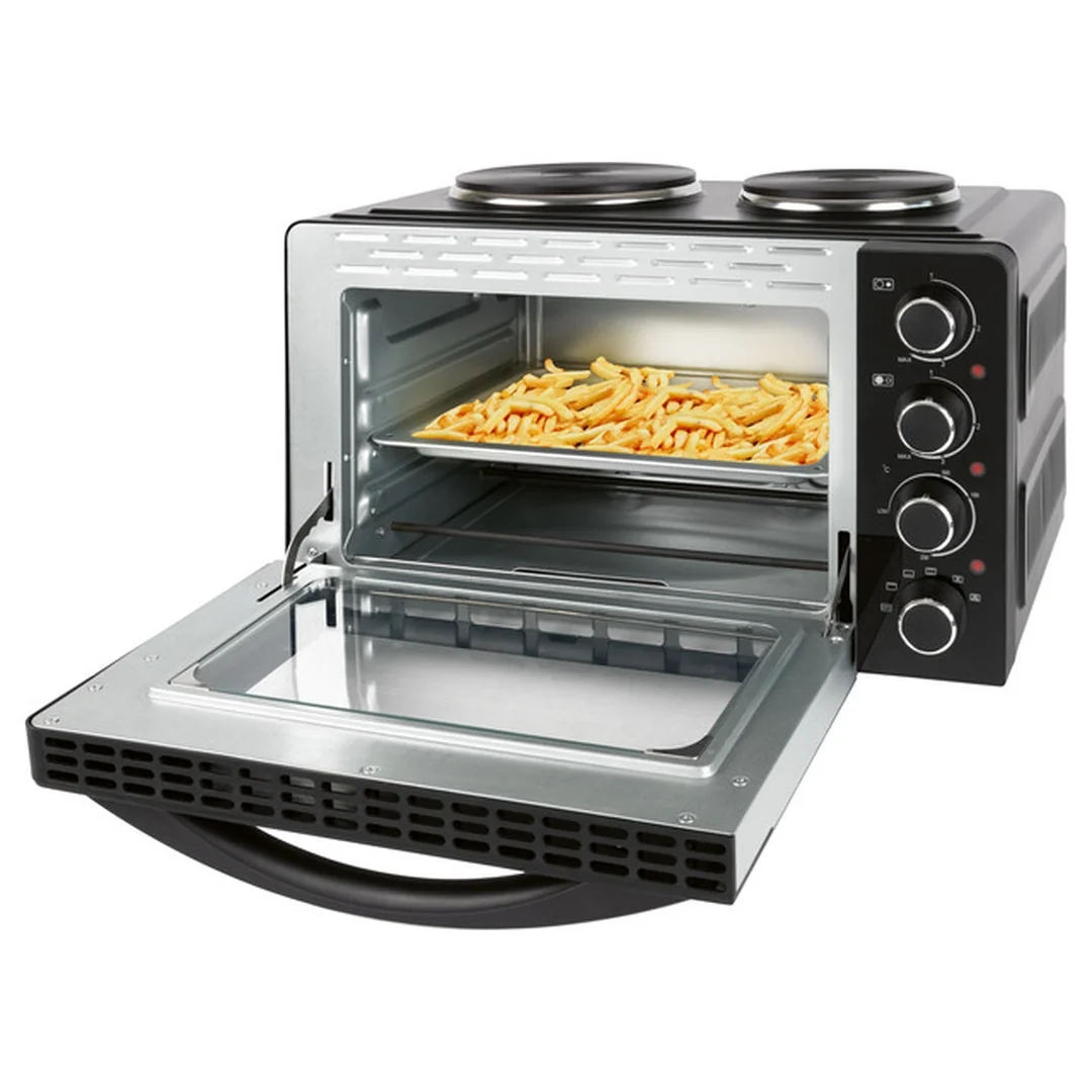 Clatronic KK 3786 minikuchynka 28 l, minirúra s dvojplatničkou 