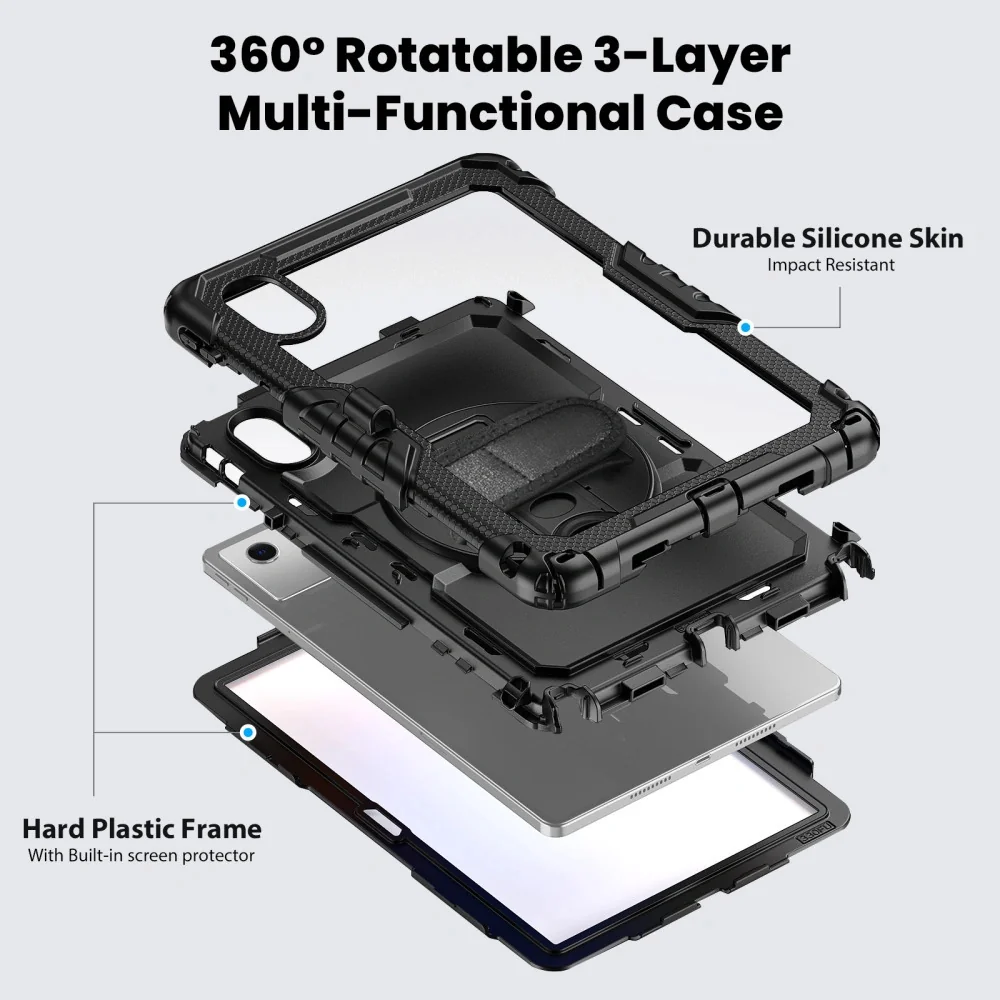 Tech-Protect Solid kryt na Lenovo Idea Tab 11'', čierny