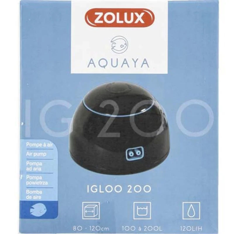 ZOLUX IGLOO 100 2,0W čierny vzduchovací motorček do akvária 100-200l