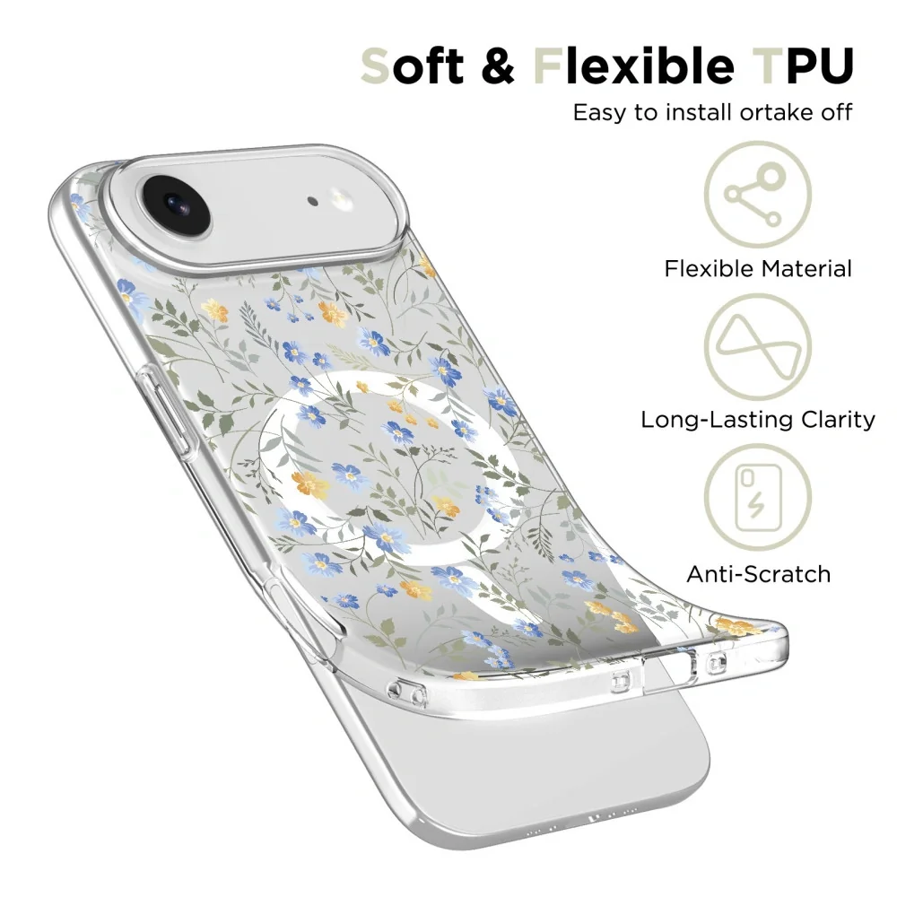 Tech-Protect FlexAir MagSafe kryt na iPhone 17 Air, spring flowers