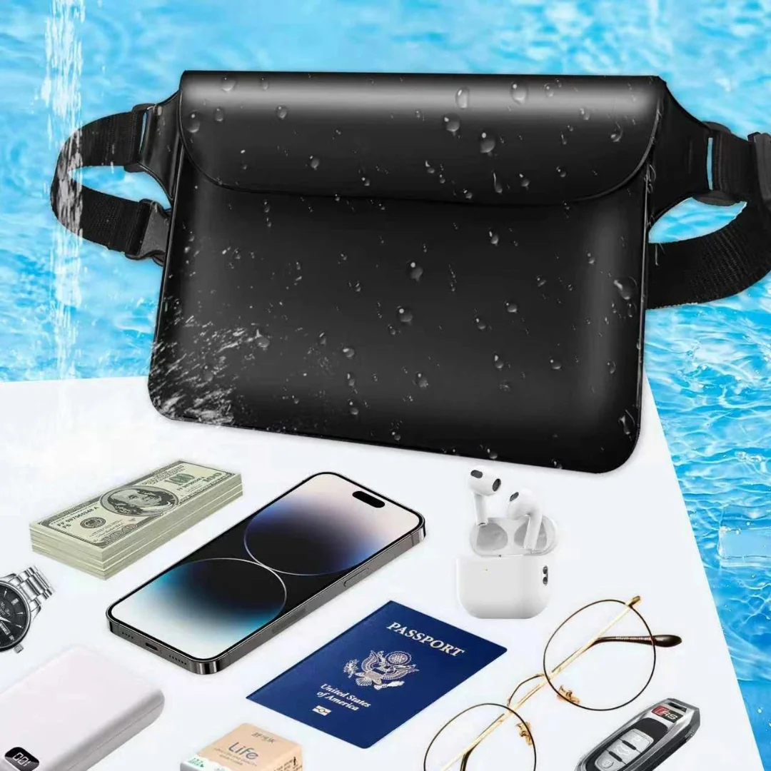 MG Waist Bag vodotesná taška, čierna