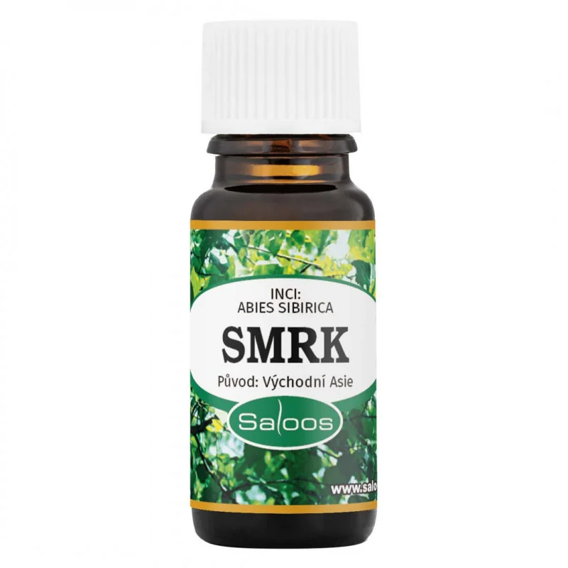 SALOOS Éterický olej 100% prírodný SMREK 1×10 ml, éterický olej