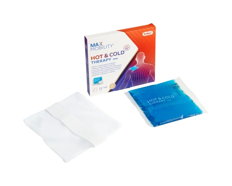 Dr. Max Hot & Cold Therapy Mini 13 x 14 cm 1×1 ks, hrejivý a chladivý gélový vankúšik