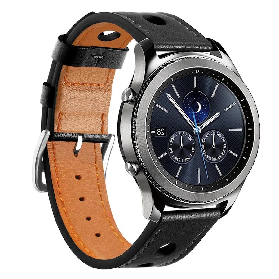 BStrap Leather Italy remienok na Samsung Galaxy Watch 3 45mm black