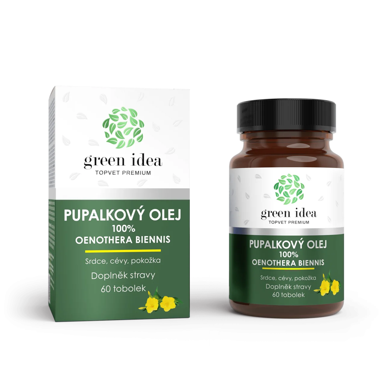 Pupalkový olej - 60 kapsúl - Green idea