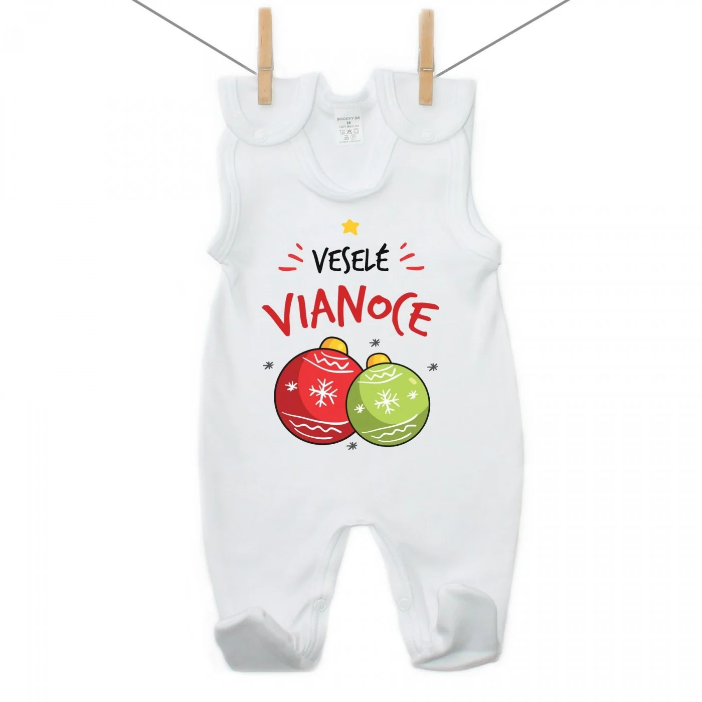Boodyy Dupačky Veselé Vianoce Veľkosť: 68