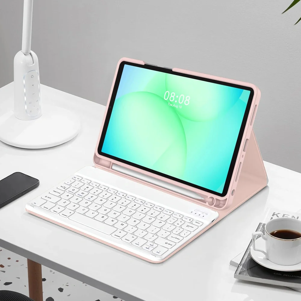 Tech-Protect SC Pen Keyboard puzdro s klávesnicou na Samsung Galaxy Tab A9 Plus / A11 Plus 11'', ružové b A9 Plus / A11 Plus 11'', ružové