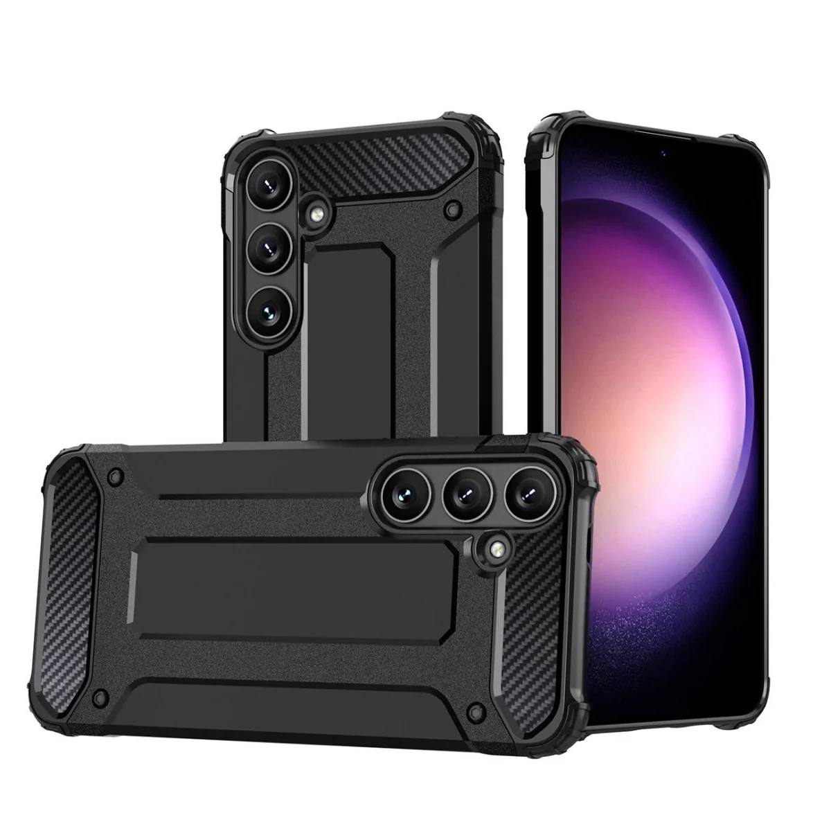 MG Hybrid Armor kryt na Samsung Galaxy S25, čierny