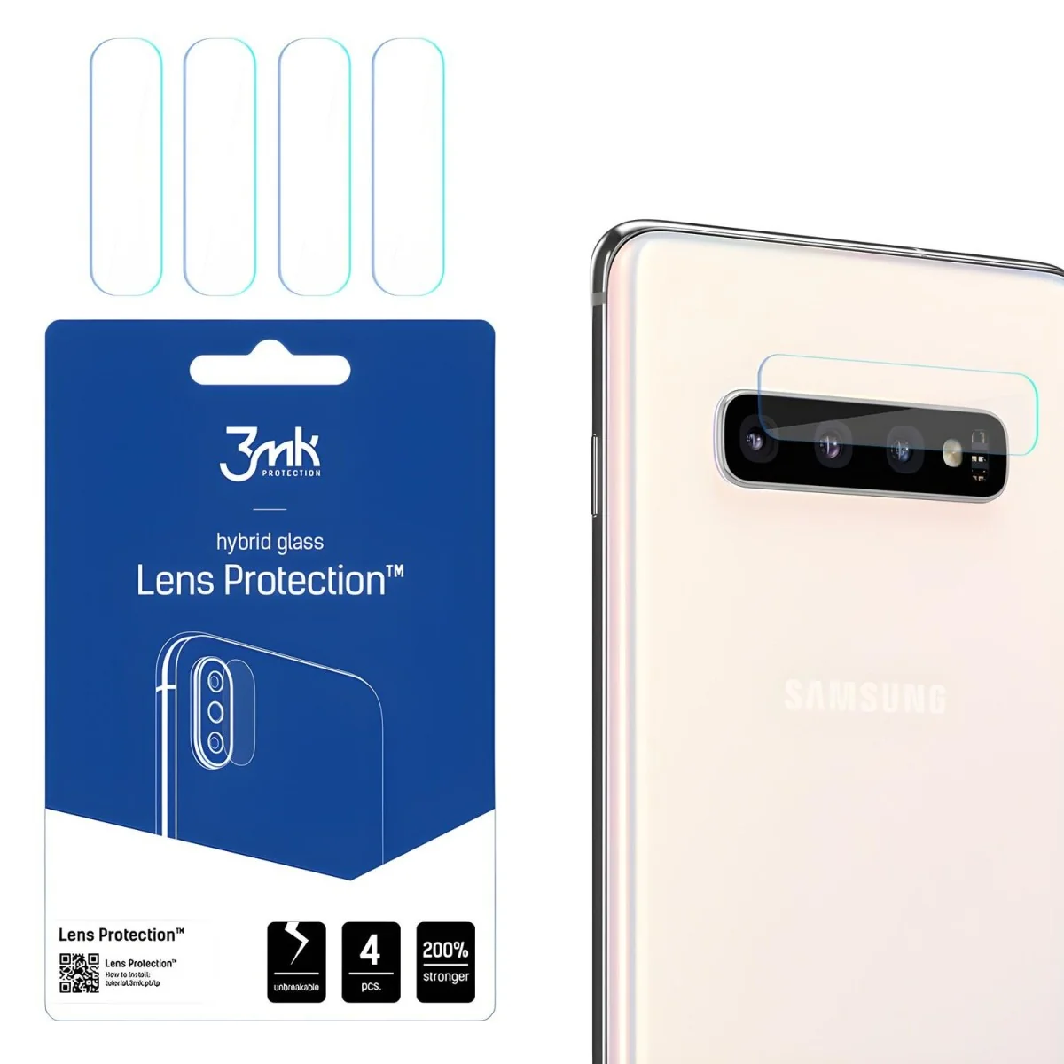 Sklo na kameru pre Samsung Galaxy S10 Plus