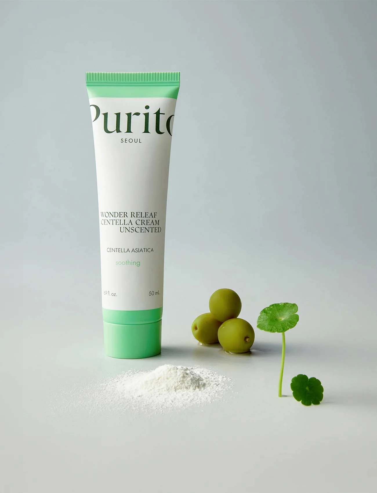 Purito Wonder Releaf Centella Cream Unscented krém na upokojenie pleti 50 ml