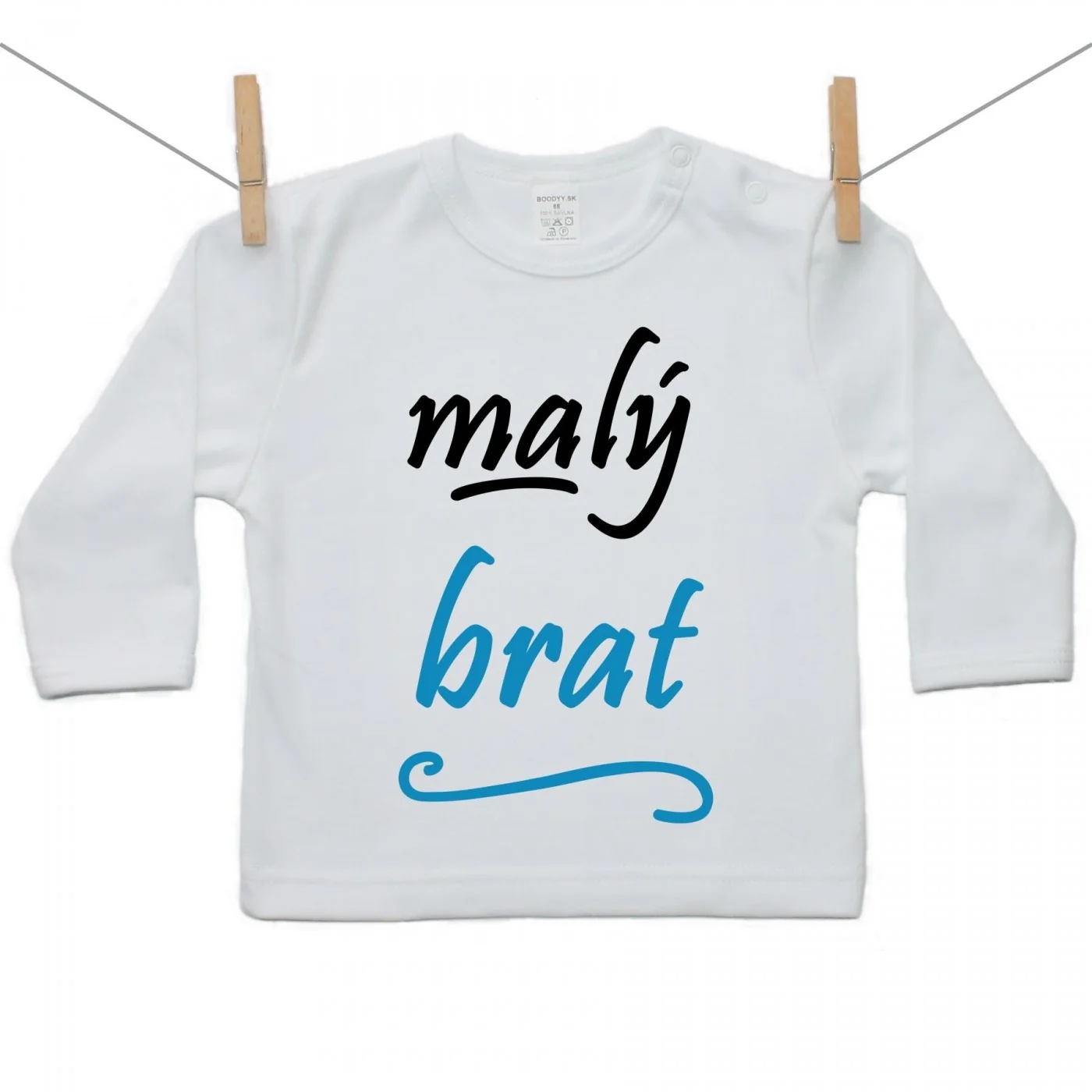 Boodyy Tričko s dlhým rukávom Malý brat Veľkosť: 98