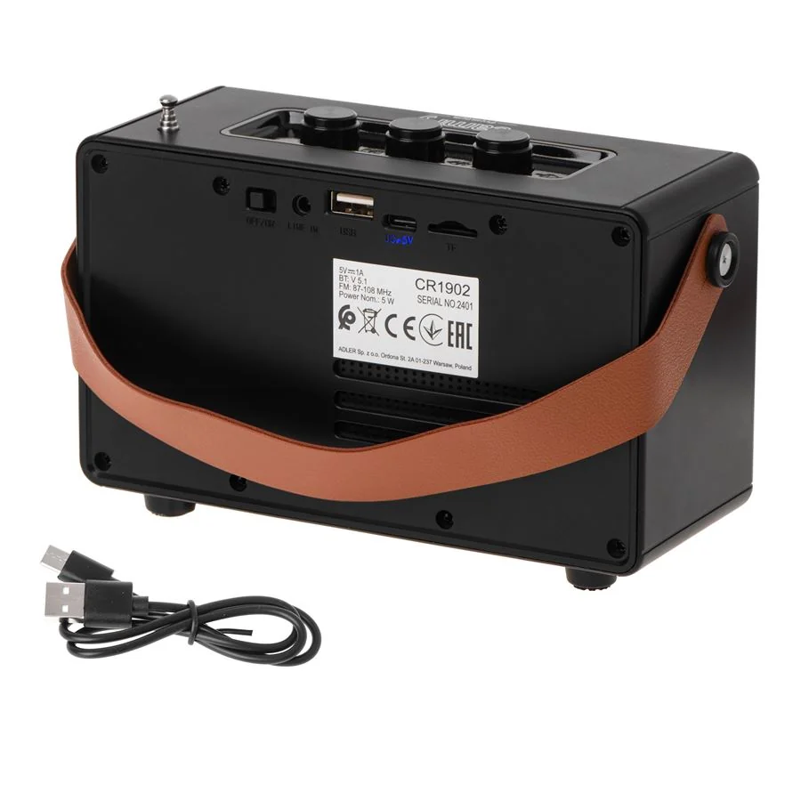 Rádio s Bluetooth Camry CR 1902 čierne