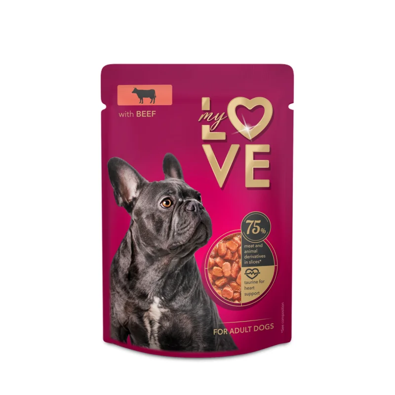 My Love kapsička pre psov s hovädzím mäsom 100 g (3692)