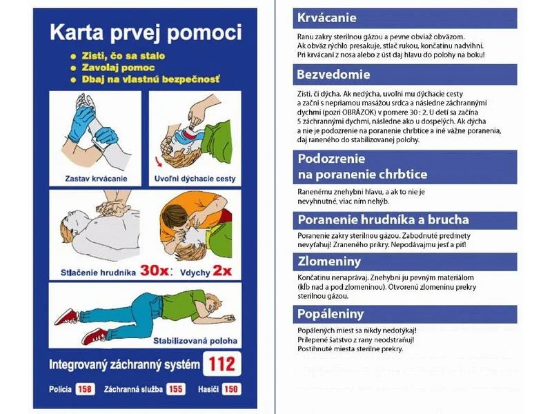 PANACEA KARTA 1.POMOCI PLAST 1×1 ks, zdravotnícka pomôcka