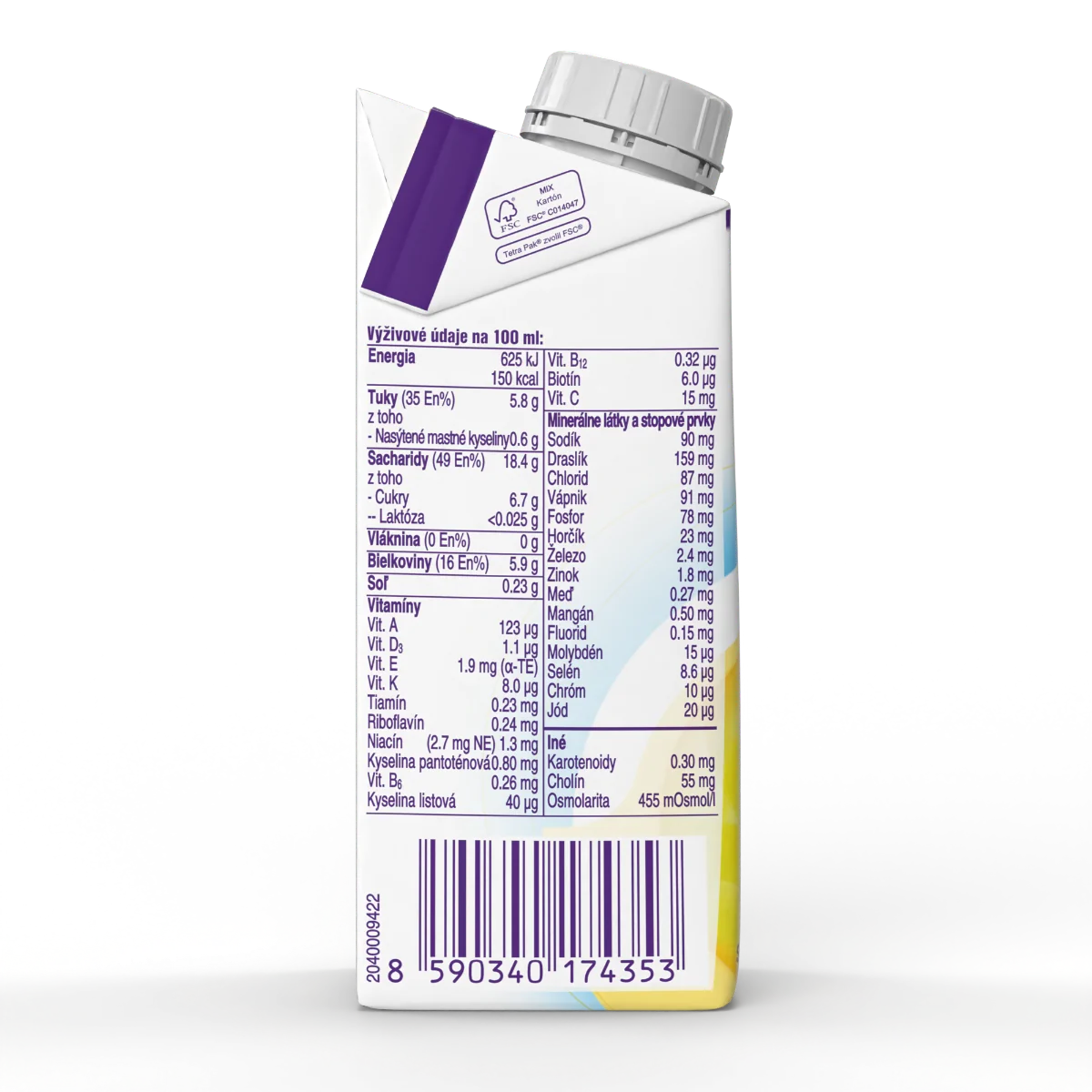 Nutridrink s vanilkovou príchuťou 1×200 ml, s vanilkovou príchuťou