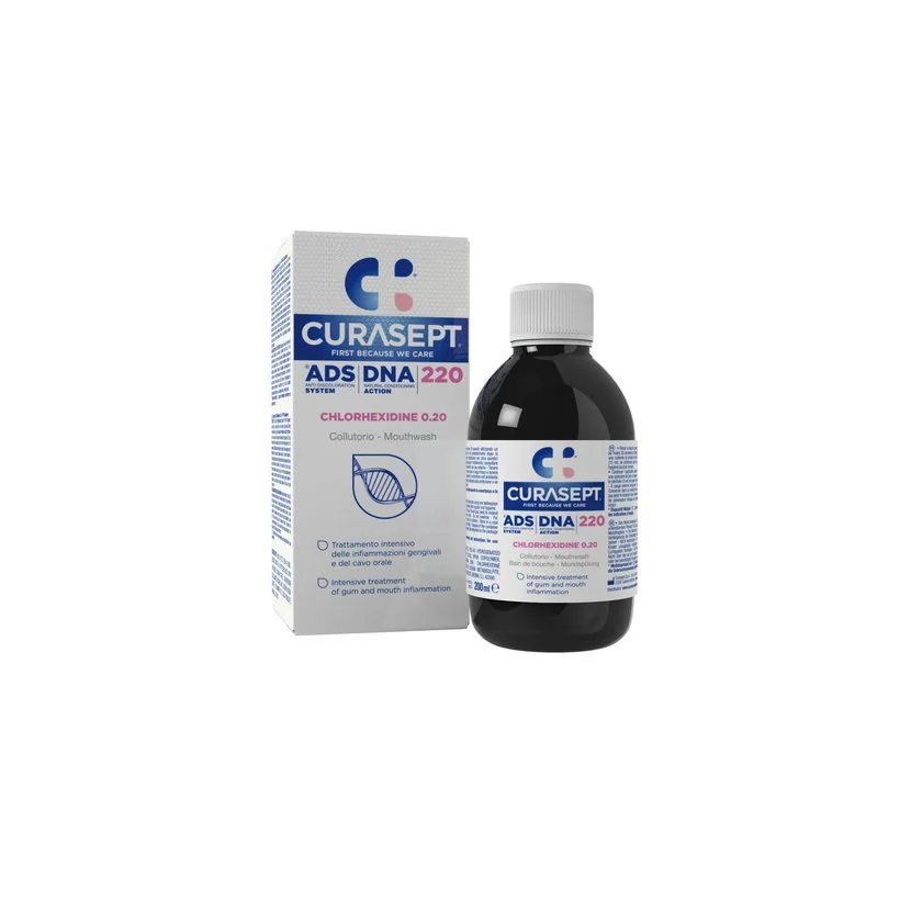 CURASEPT ADS - DNA 220 0,20% CHX ústna voda 200 ml