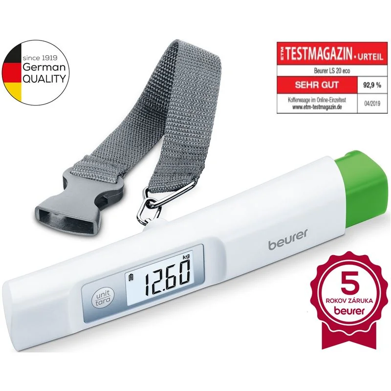 Beurer LS 20 eco váha na batožinu (do 50 kg)