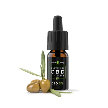CBD Drops Olive Oil 3% 1×10 ml