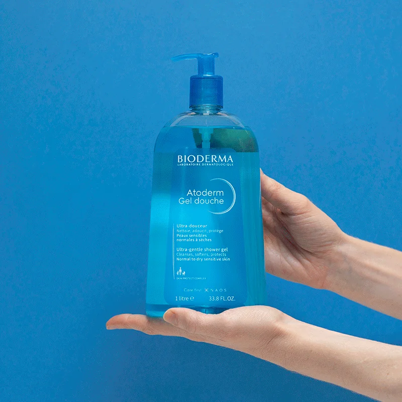 BIODERMA Atoderm Sprchový gél pre normálnu a suchú pokožku 1×500 ml, sprchový gél pre normálnu a suchú pokožku