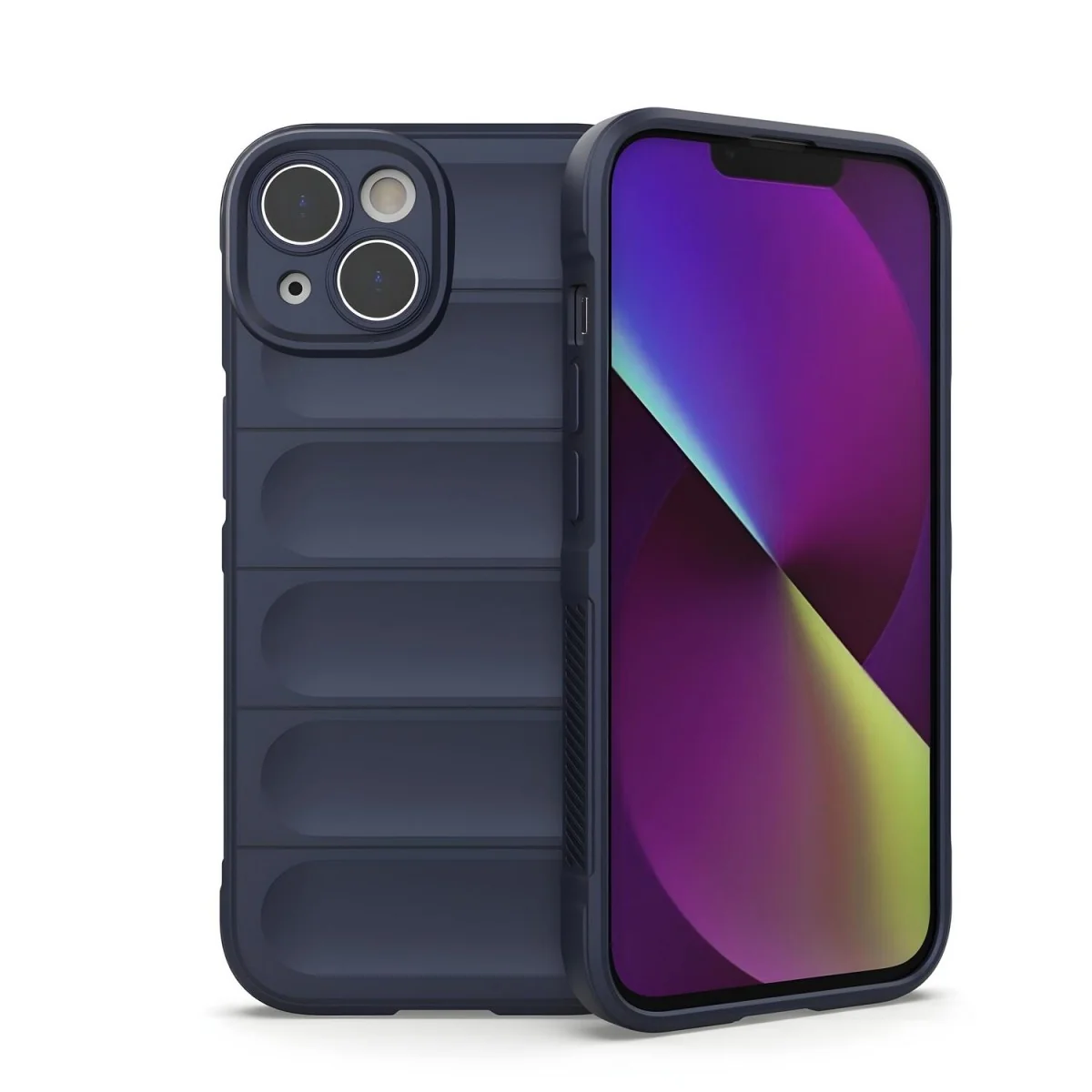 Puzdro Magic Shield pre iPhone 14 - Tmavo Modrá