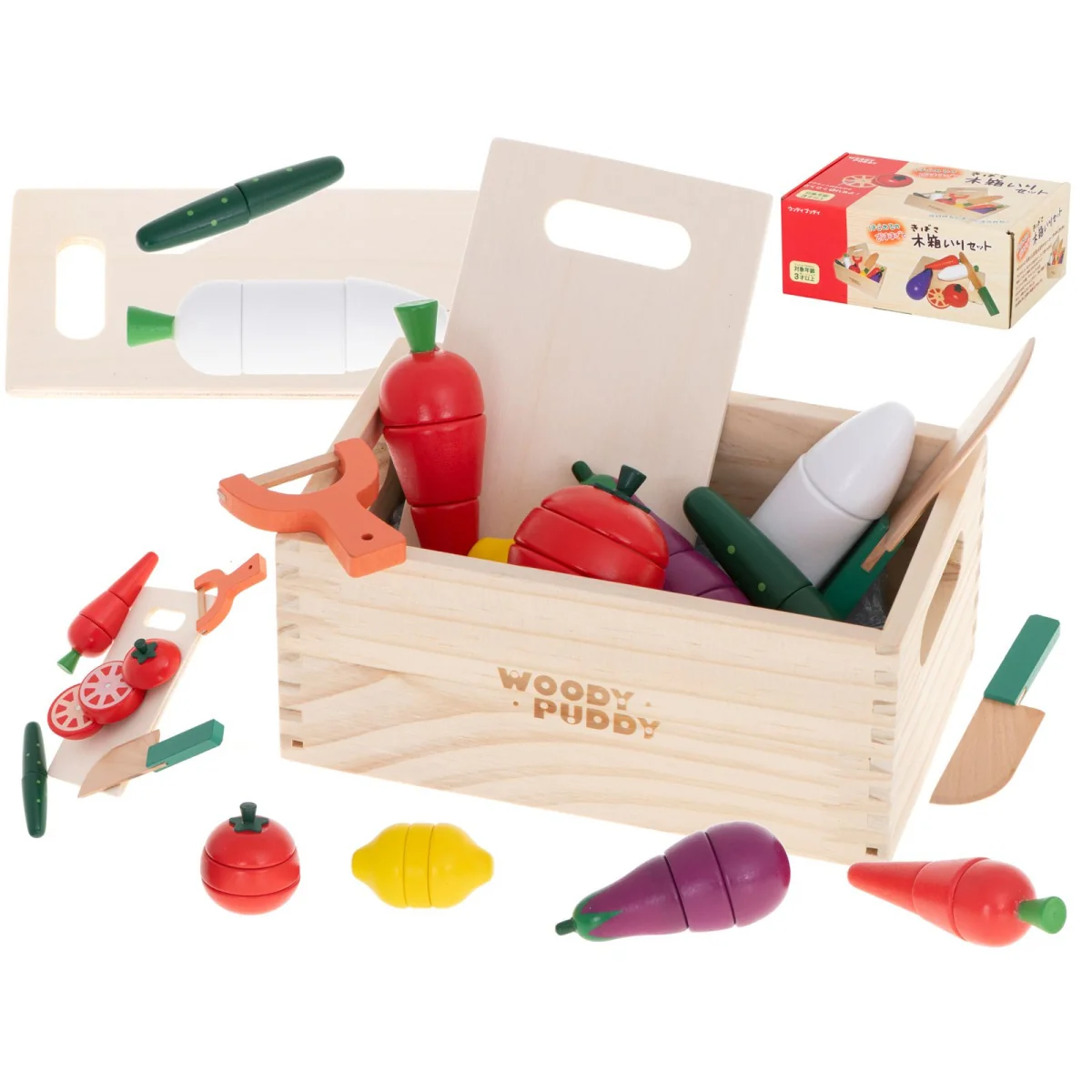 MG Veg Cuts drevená zelenina na krájanie