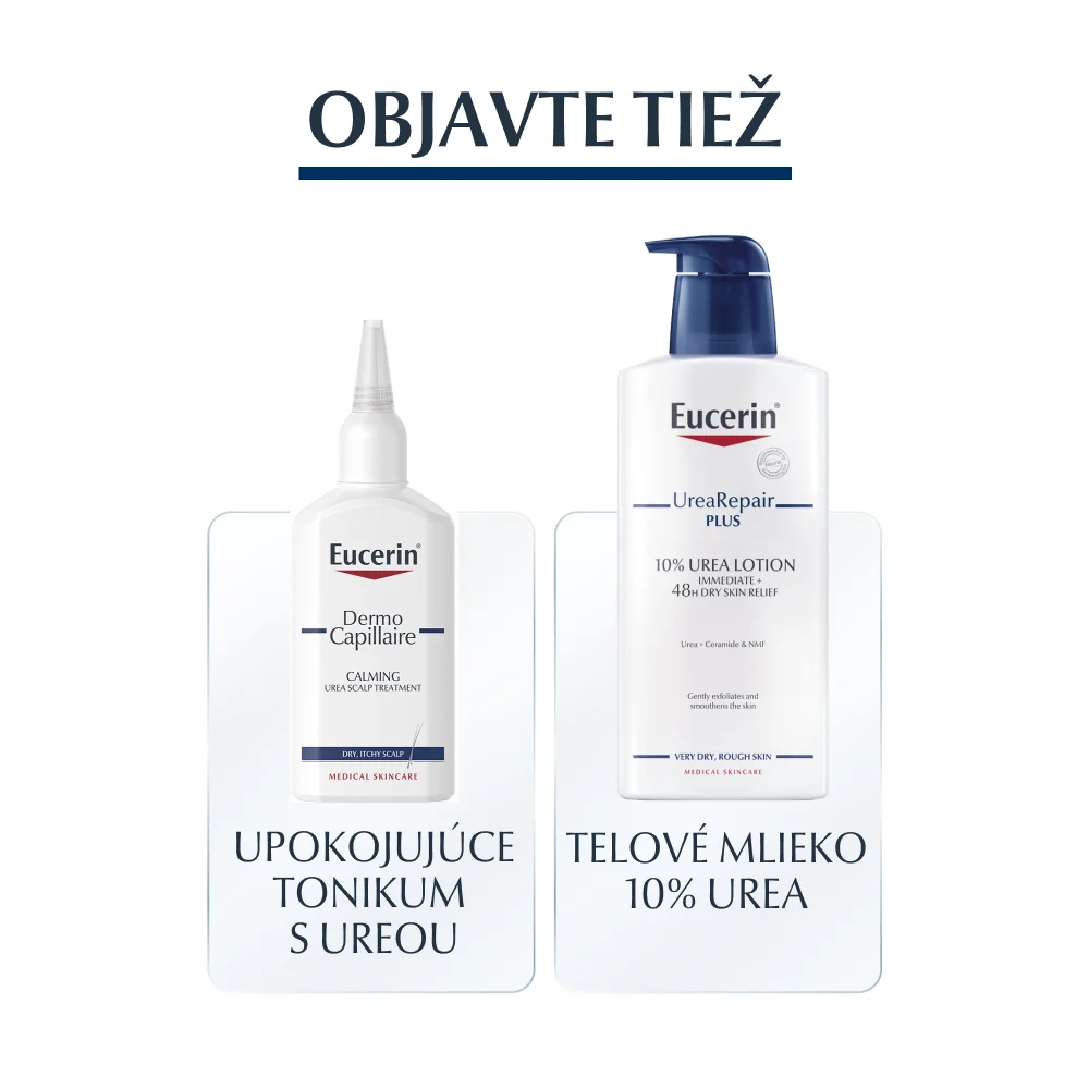 Eucerin DermoCapillaire 5% Urea šampón 1×250 ml, pre suchú pokožku