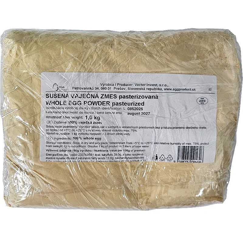 Sušené vajcia 1kg