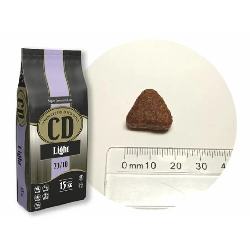 DELIKAN CD Light 23/10 15kg Kompletné superprémiové krmivo vhodné pre psov seniorov alebo obéznych psov