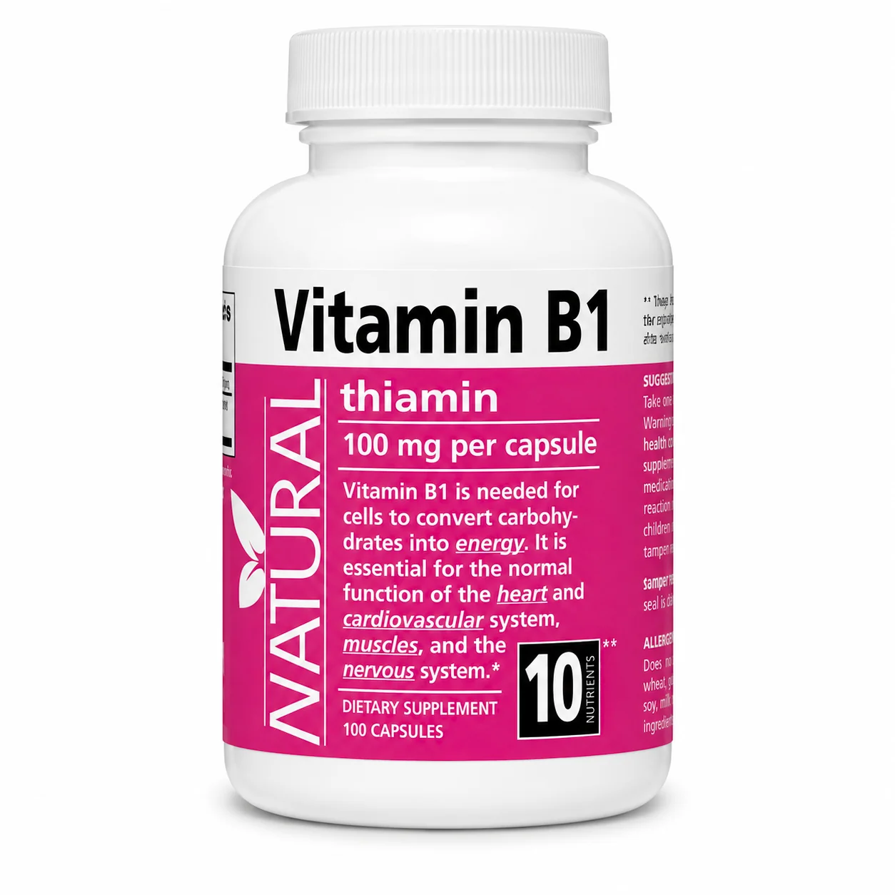 Vitamín B1 - Thiamín 100 mg - 100 kapsúl
