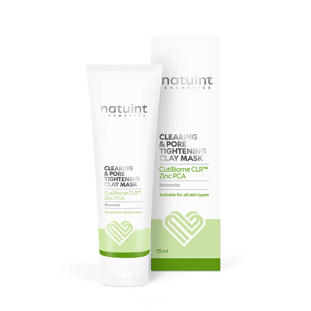 Natuint cosmetics - Maska na stiahnutie pórov - čistiaci komplex Clearing & Pore Tightening Clay Mask