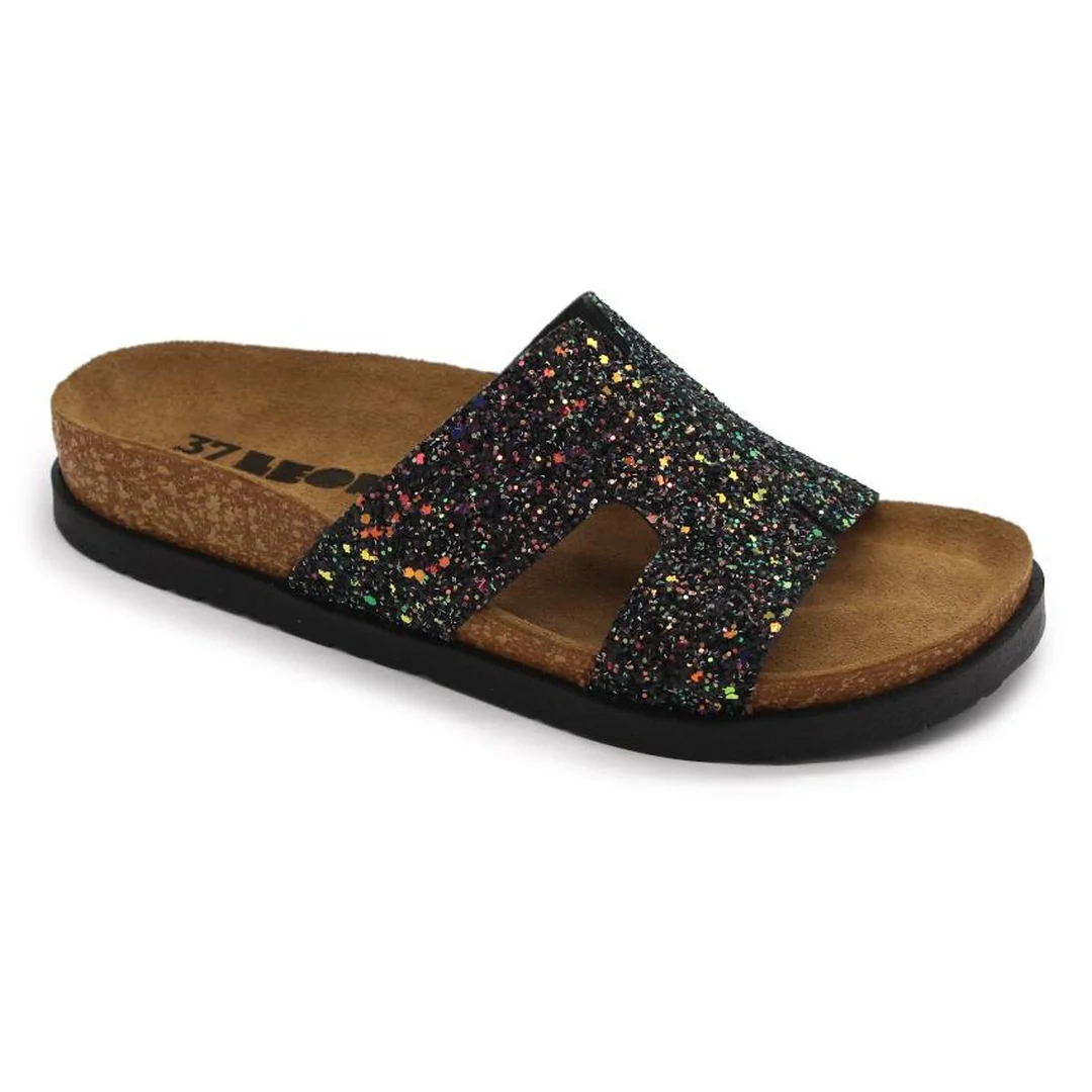 7030 Dámska zdravotná korková obuv s prackou 36 - 23,5cm, biela, 2,5 cm