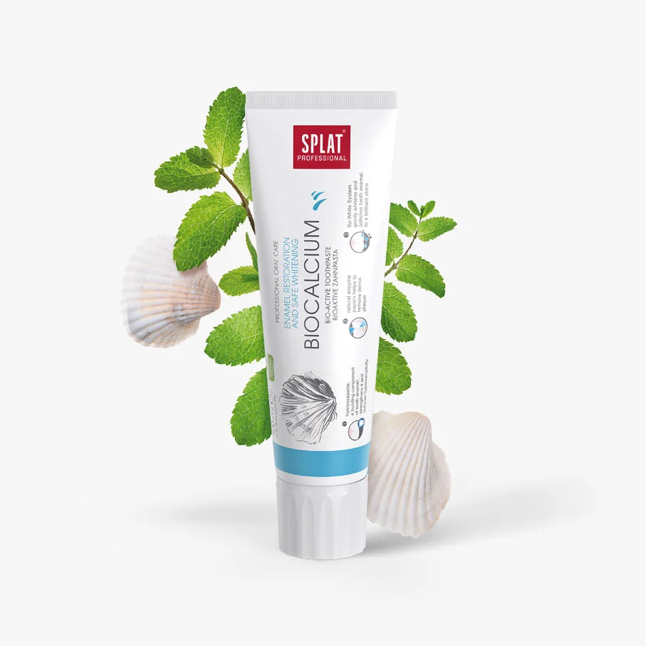 SPLAT PROFESSIONAL BIOCALCIUM 1×100 ml, bioaktívna zubná pasta s obsahom prírodného vápnika