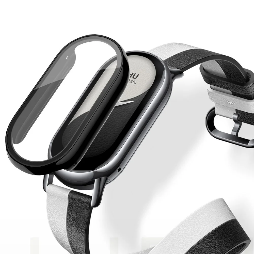 Tech-Protect Defense 360 puzdro so sklom na Xiaomi Smart Band 9, čierne e