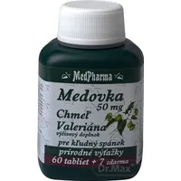MedPharma MEDOVKA 50MG + CHMEĽ + VALERIÁNA