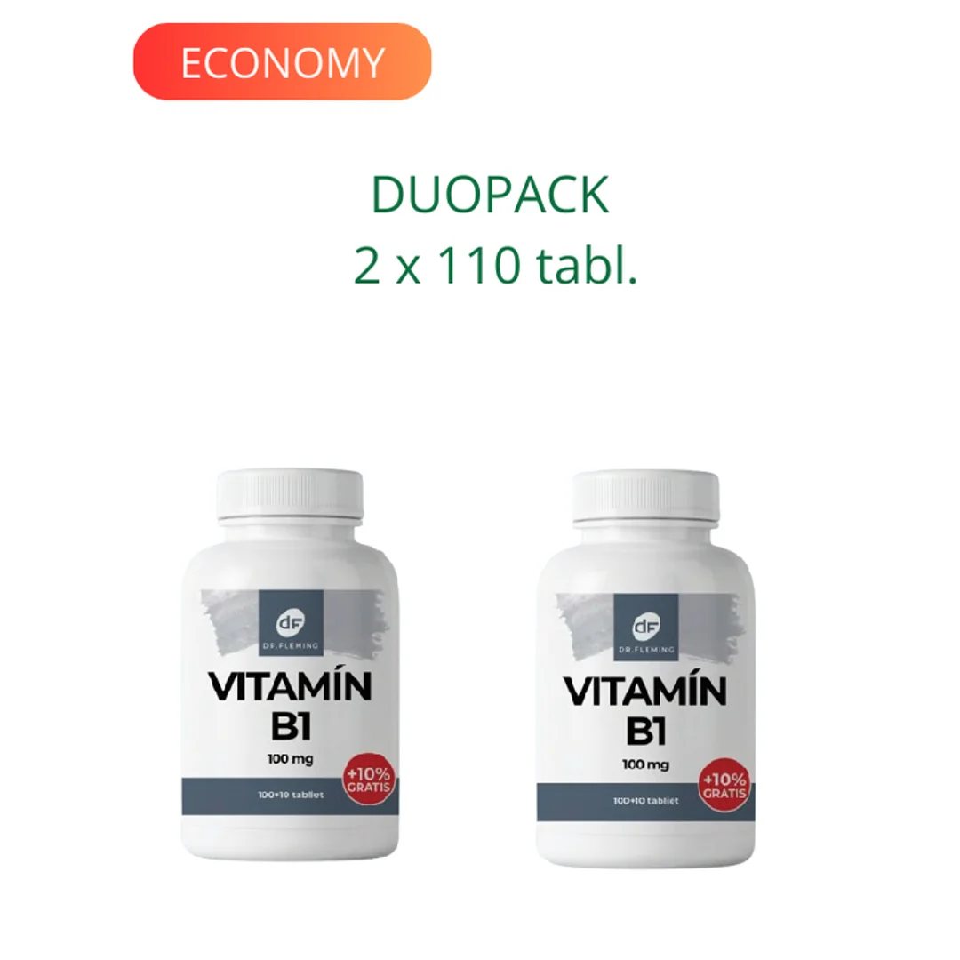 DR. FLEMING Vitamin B1 100mg +10% gratis 220ks DUOPACK