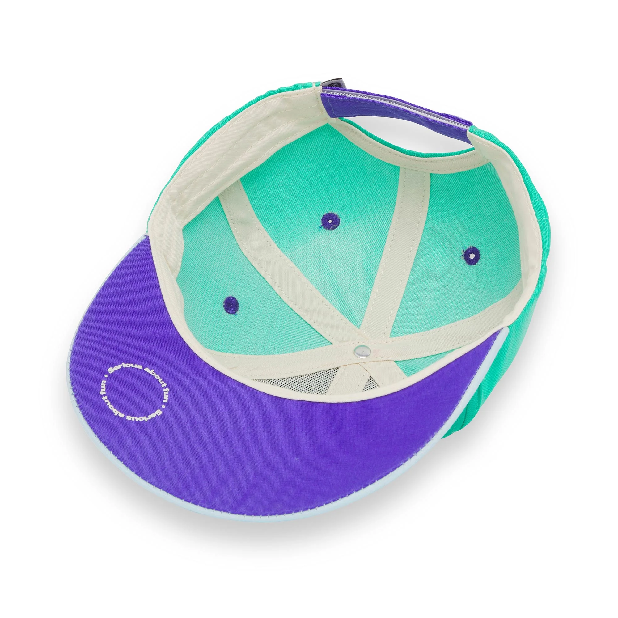 KiETLA ICONIK Baseball šiltovka s UV ochranou - Green Cloud 53 - 55 cm