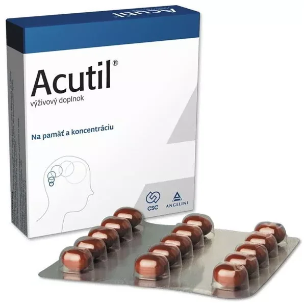 ACUTIL 1×30 ks, výživový doplnok na pamäť a koncentráciu